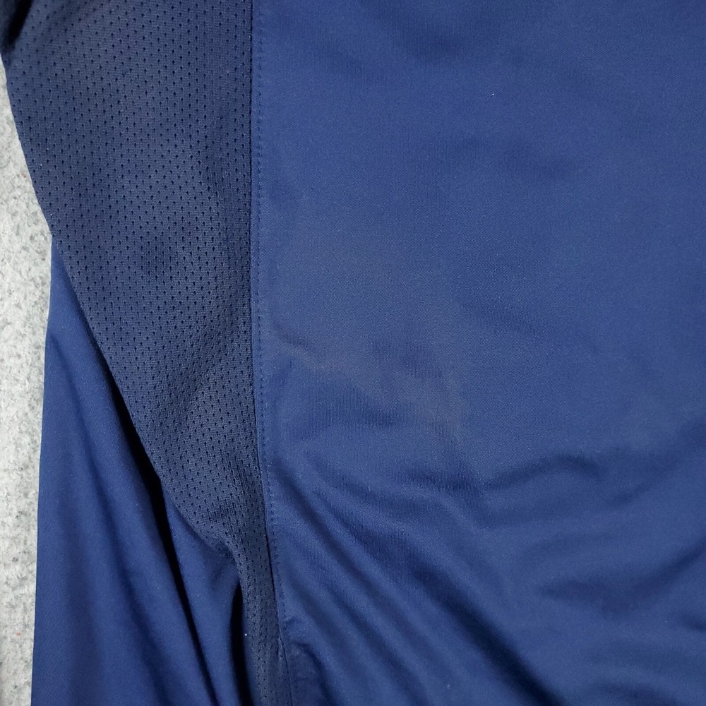 Nike Cincinnati Reds Pullover Mens Large Blue Long Sleeve Windbreaker  *STAINED* - Picture 5 of 11